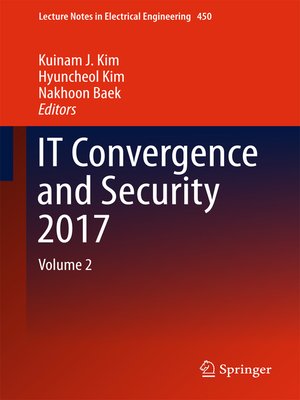 cover image of IT Convergence and Security 2017